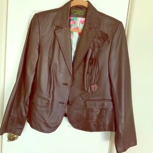 NWT Genuine leather jacket